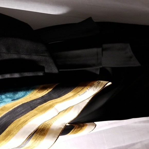 1950's "Jeanne Lanvin" Authentic Vintage Silk Scarf - Picture 8 of 8